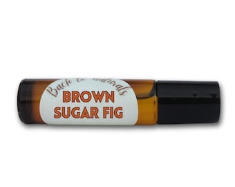 Brown Sugar and Fig Fragrance Oil  - Perfume/ Fragance Oil  in a Roll on bottle - Vegan perfume/ Fragrance for her/ him