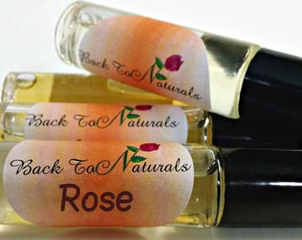 Rose Fragrance Oil  - Floral Perfume Oil  in a Roll on bottle - Perfume for Her