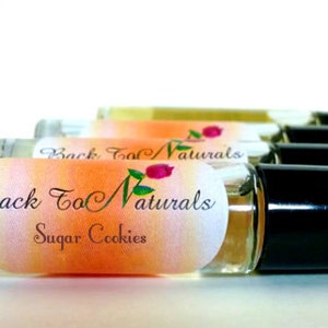 Sugar Cookie Perfume Vanilla Sugar Cookies Fragrance Oil in a Roll on bottle Perfume for Her image 2