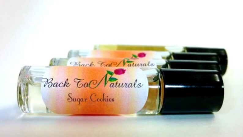 Sugar Cookie Perfume Vanilla Sugar Cookies Fragrance Oil in a Roll on bottle Perfume for Her image 2