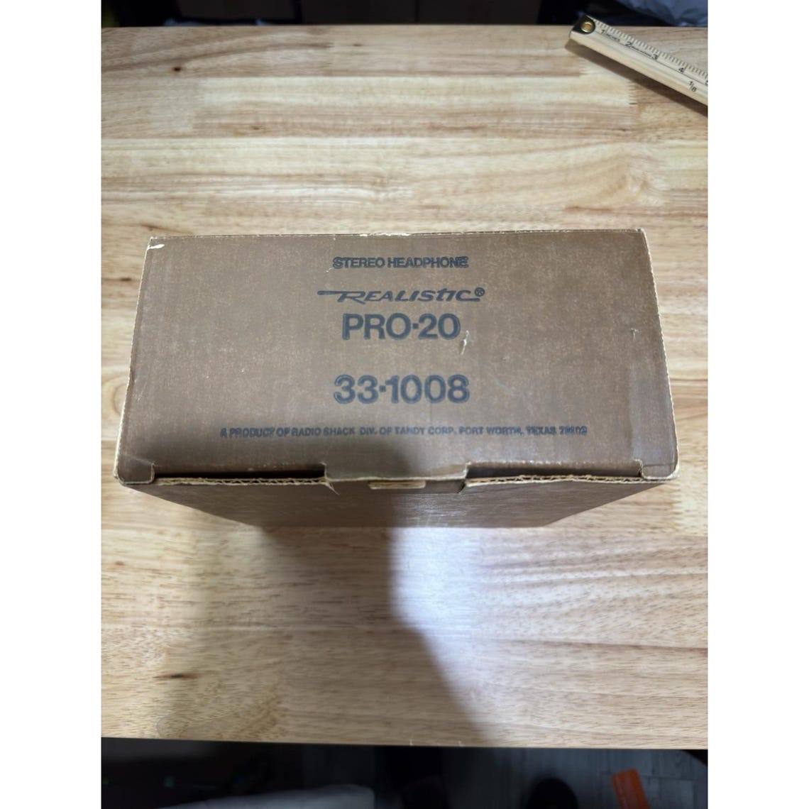 Vintage Realistic Pro-20 Classic Studio Headphones Still in Original Packaging, foto 2 di 4