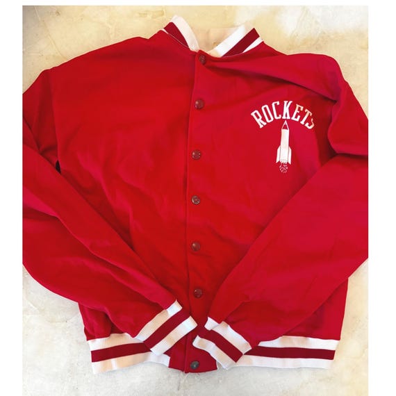 Russell Athletic, Vintage Russell Athletic Rockets Starlight Varsity Jacket Red Mens Large