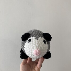 Handmade crochet possum