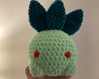Handmade crochet shinny Oddish