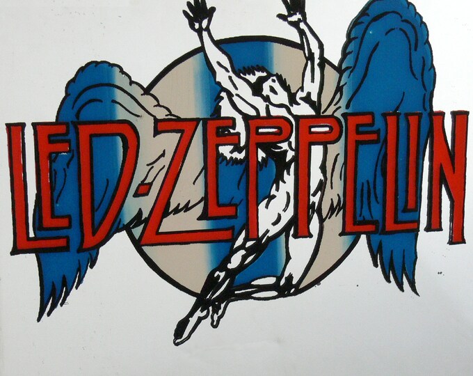 Vintage Led Zeppelin Carnival Wall Mirror Etsy
