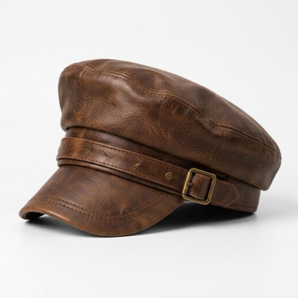 Leather Sailor Hat - Etsy