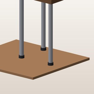 22mm Chair Leg Caps, Set of 4, Flexible TPU | 3D Printed Replacement, Choose Your Colour