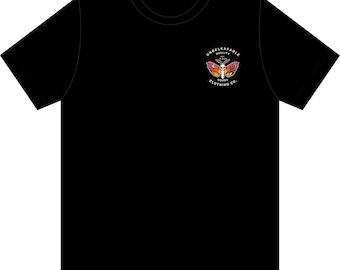 T-Shirt mit Totenkopf-Wüstenmotiv und Sonnenuntergangsmotiv | Südwestliche Kaktus-Vibes