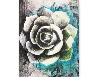 Kopie von Skull Desert Sunset Matte Canvas