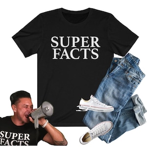 Super Facts Pauly D Jersey Shore T-Shirt | Super Facts Shirt, Pauly D Shirt, Jersey Shore Shirt, Jersey Shore Fan Gift, Yeah Buddy Shirt