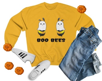 Frauen lustige Halloween Sweatshirt, Boo Bienen Shirt, Bienen Halloween, Boo Bienen Sweatshirt, Boo Bienen Shirt, Ghost Bees Shirts lustige Halloween
