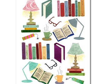 Book Lover - Greeting card - Library card