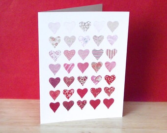 Hearts - Greeting card - Valentine card