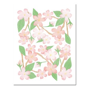 Fleurs de pomme - Carte de voeux - carte de fleur de printemps