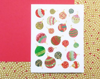 Ornaments - Greeting card - Christmas card