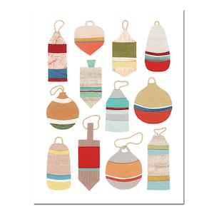 Bouées - Carte de voeux - Carte de bouée de pêche