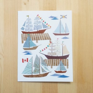 Tall Ships - Tarjeta de felicitación - Tarjeta de navegación