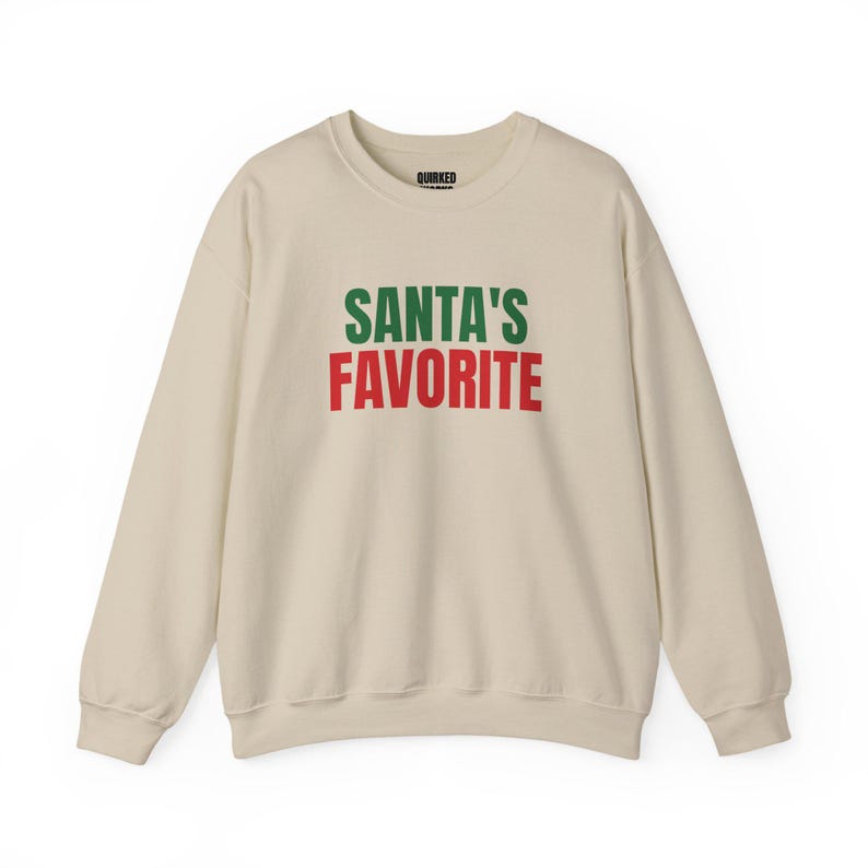 Jultomtens favorittröja, jultröja, julklapp till henne eller honom, julfestoutfit, familjens julmatchning bild 5