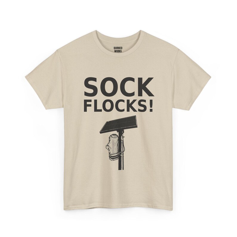 Sock Flocks! Camera Graphic Shirt, Funny Anti Surveillance Protest Tee: Anti Flock Camera, ALPR License Plate Reader, Privacy image 5