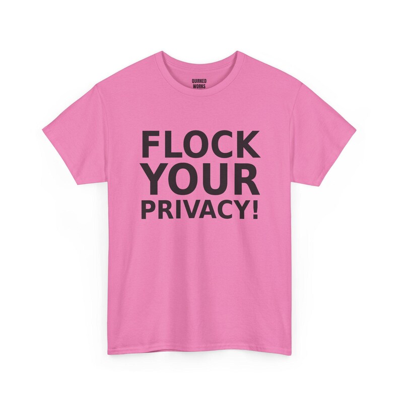 ¡Protege tu privacidad! Camiseta divertida de protesta contra la vigilancia: cámara anti-Flock, lector de matrículas ALPR, privacidad imagen 7