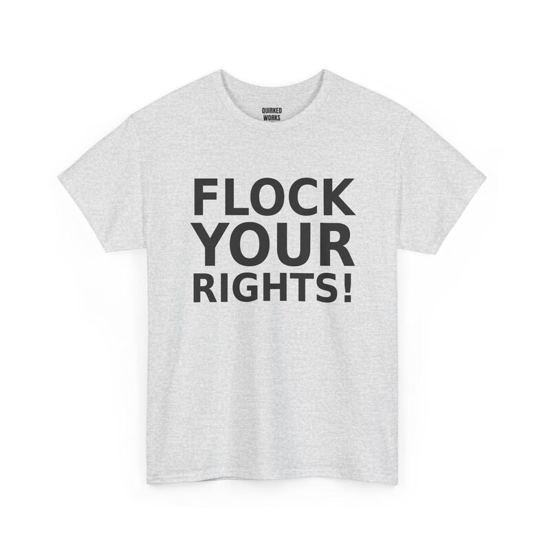 Kom op voor je rechten! T-shirt, grappig protestshirt tegen surveillance: tegen camera's, kentekenplaatherkenning (ALPR), privacy. afbeelding 4
