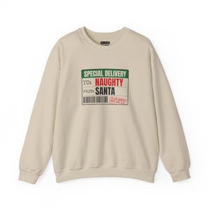Till Stygg Från Jultomten Special Delivery Sweatshirt, Julklapp, Julklapp till Honom eller Henne, Julfestoutfit bild 5