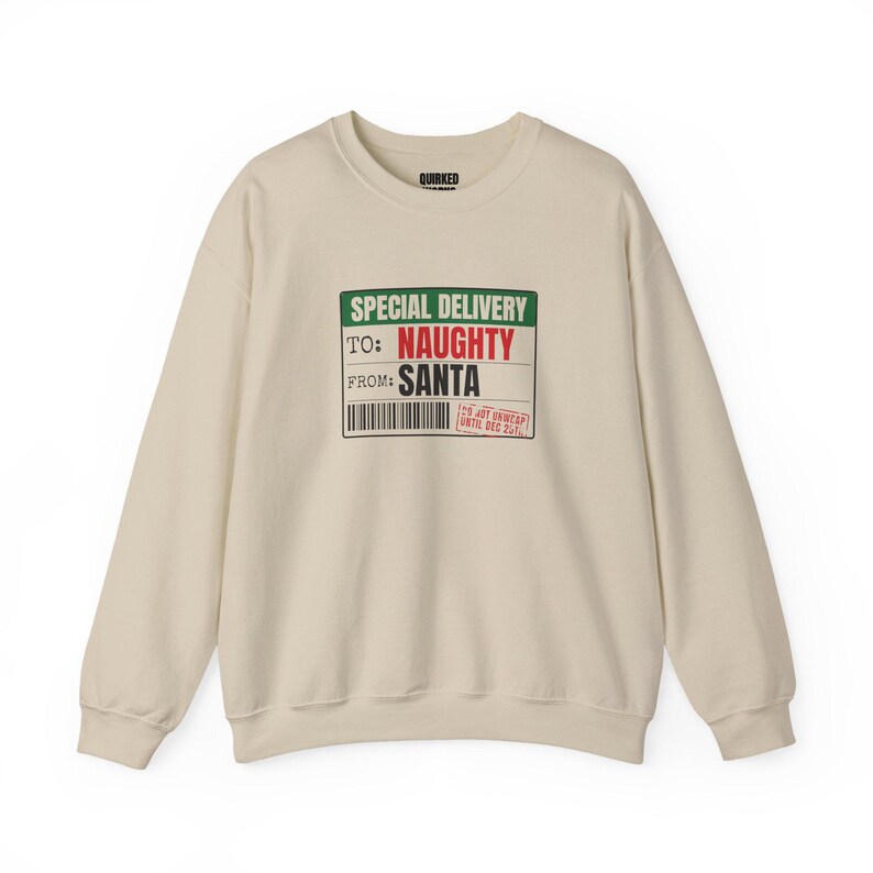 Till Stygg Från Jultomten Special Delivery Sweatshirt, Julklapp, Julklapp till Honom eller Henne, Julfestoutfit bild 5
