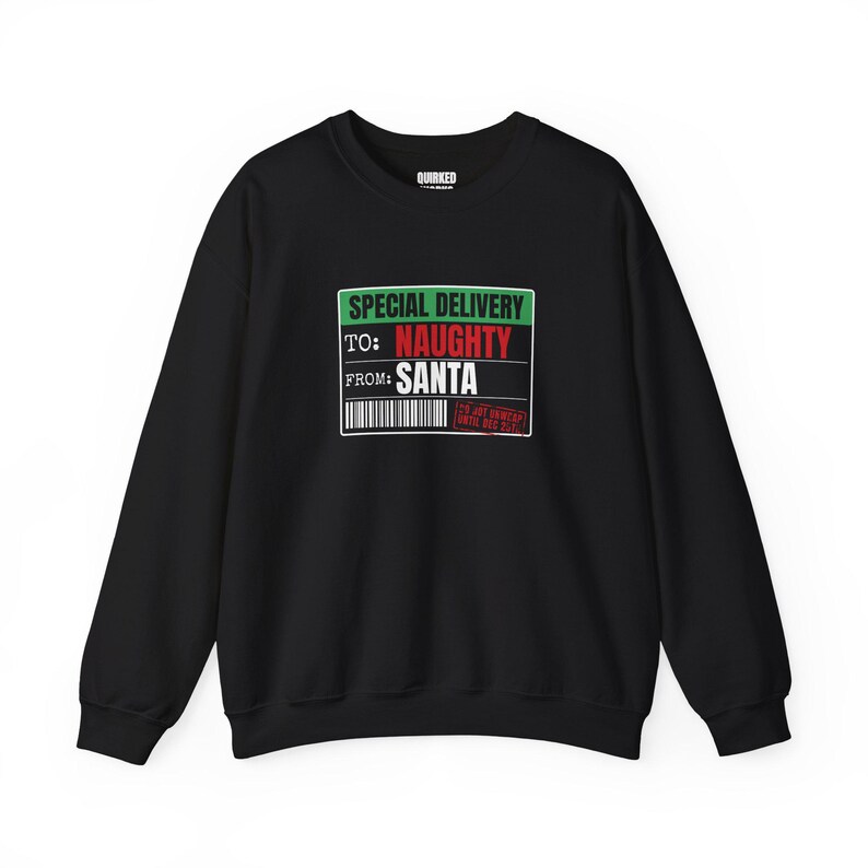 Till Stygg Från Jultomten Special Delivery Sweatshirt, Julklapp, Julklapp till Honom eller Henne, Julfestoutfit bild 3