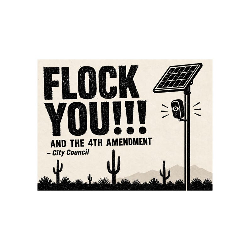 ビンテージ抗議サイン印刷可能バンドル、15種類のアンチ・フロック・カメラデザイン：FLOCK YOUとポライトバージョン、ALPR、アンチ監視デジタルダウンロード 画像 7