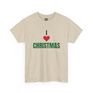 Jag älskar jultröja, rolig jultröja, julklapp till henne eller honom, julfestoutfit, familjejulmatchning bild 5