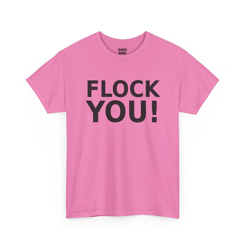 FLOCK YOU! Shirt, Funny Anti Surveillance Protest Tee: Anti Flock Camera, ALPR License Plate Reader, Privacy image 7
