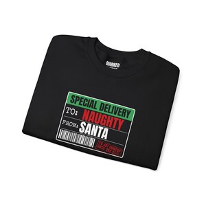 Till Stygg Från Jultomten Special Delivery Sweatshirt, Julklapp, Julklapp till Honom eller Henne, Julfestoutfit bild 4