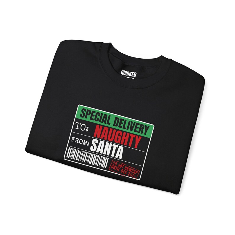 Till Stygg Från Jultomten Special Delivery Sweatshirt, Julklapp, Julklapp till Honom eller Henne, Julfestoutfit bild 4