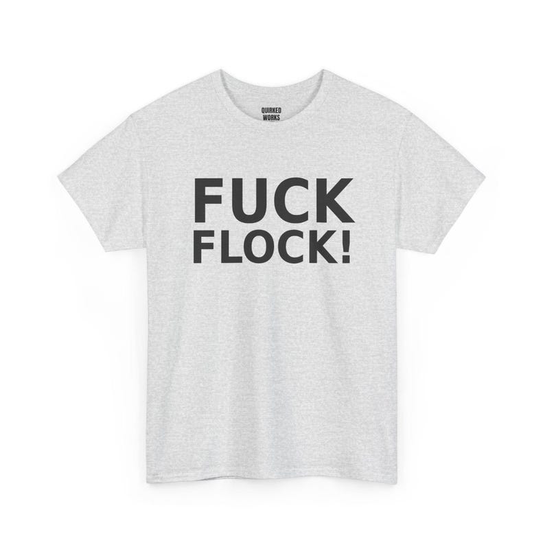 „Fuck Flock!“-Shirt, lustiges Protest-T-Shirt gegen Überwachung: Anti-Überwachungskameras, automatische Kennzeichenerkennung, Datenschutz Bild 5