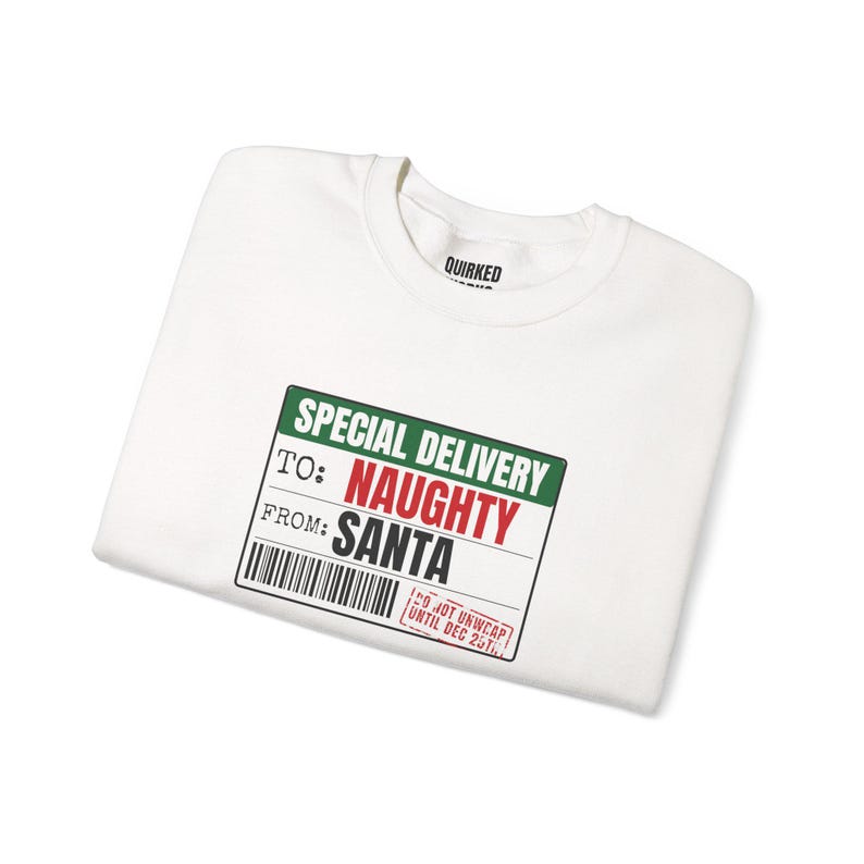 Till Stygg Från Jultomten Special Delivery Sweatshirt, Julklapp, Julklapp till Honom eller Henne, Julfestoutfit bild 2