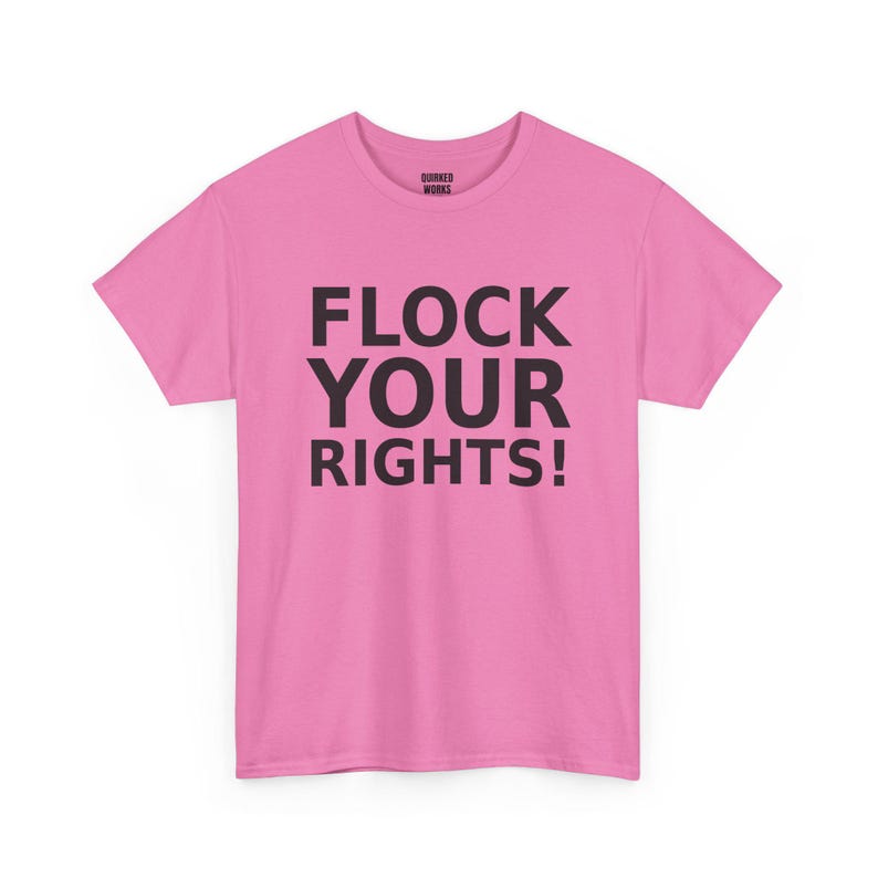 Kom op voor je rechten! T-shirt, grappig protestshirt tegen surveillance: tegen camera's, kentekenplaatherkenning (ALPR), privacy. afbeelding 7