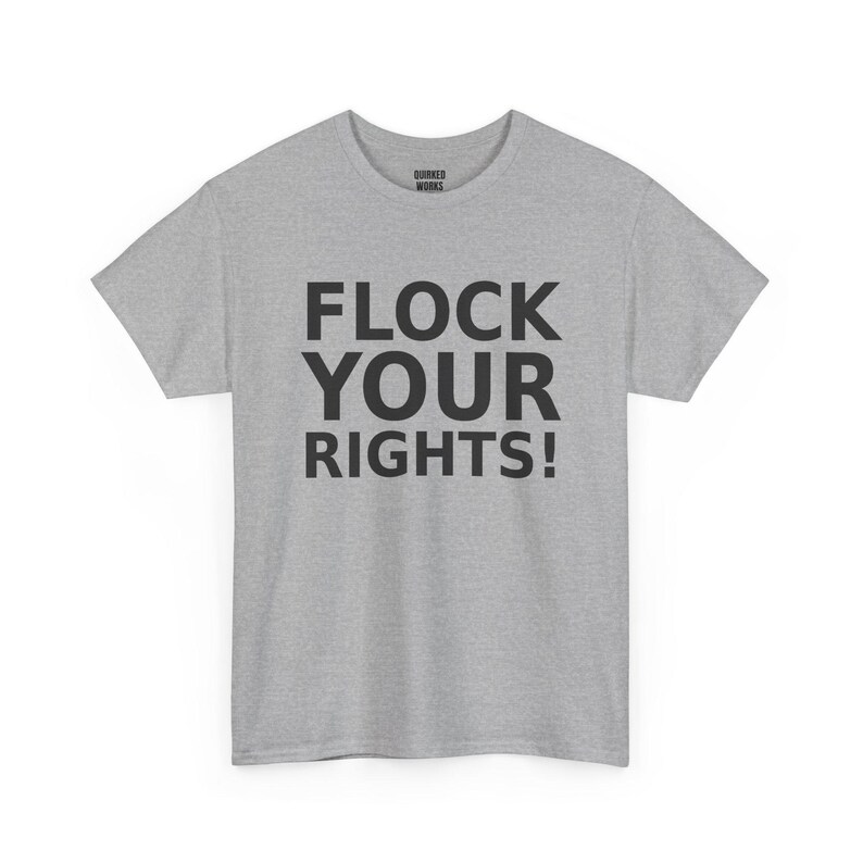 Kom op voor je rechten! T-shirt, grappig protestshirt tegen surveillance: tegen camera's, kentekenplaatherkenning (ALPR), privacy. afbeelding 6