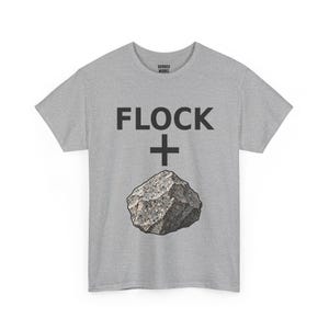 Flock + Rock Grafik-Shirt, lustiges Protest-T-Shirt gegen Überwachung: Anti-Flock-Kameras, ALPR-Kennzeichenleser, Datenschutz Bild 6