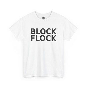 Koszulka Block Flock, zabawna koszulka protestacyjna przeciwko inwigilacji: kamera antyflockowa, czytnik tablic rejestracyjnych ALPR, prywatność zdjęcie 2