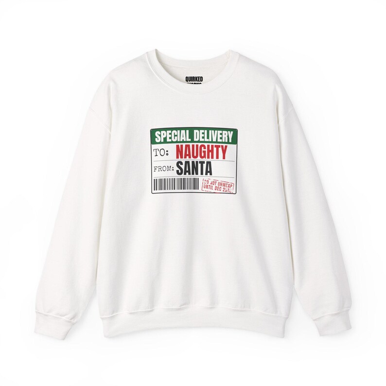 Till Stygg Från Jultomten Special Delivery Sweatshirt, Julklapp, Julklapp till Honom eller Henne, Julfestoutfit bild 1