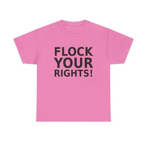 Flock Your Rights!-tröja, rolig protesttröja mot övervakning: Anti-flockkamera, ALPR-registreringsskyltsläsare, integritet