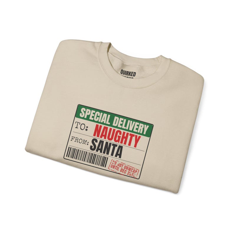 Till Stygg Från Jultomten Special Delivery Sweatshirt, Julklapp, Julklapp till Honom eller Henne, Julfestoutfit bild 6