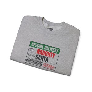 Till Stygg Från Jultomten Special Delivery Sweatshirt, Julklapp, Julklapp till Honom eller Henne, Julfestoutfit bild 8