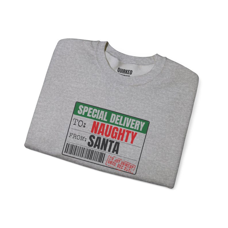 Till Stygg Från Jultomten Special Delivery Sweatshirt, Julklapp, Julklapp till Honom eller Henne, Julfestoutfit bild 8