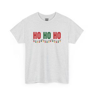 Ho Ho Ho Shirt, lustiges Weihnachts-T-Shirt, Weihnachtsgeschenk für Sie oder Ihn, Outfit für die Weihnachtsfeier, Partnerlook für die ganze Familie Bild 4