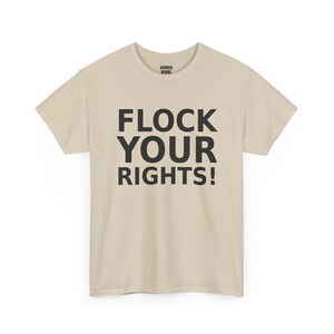 Kom op voor je rechten! T-shirt, grappig protestshirt tegen surveillance: tegen camera's, kentekenplaatherkenning (ALPR), privacy. afbeelding 5