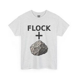 Flock + Rock Grafik-Shirt, lustiges Protest-T-Shirt gegen Überwachung: Anti-Flock-Kameras, ALPR-Kennzeichenleser, Datenschutz Bild 4