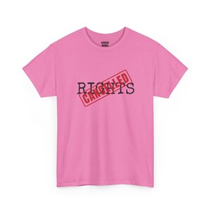 Camiseta "Derechos Cancelados", Camiseta de Protesta con Sello Rojo: Declaración de Derechos, Constitución, Libertades Civiles, Camiseta con Mensaje Político Divertido imagen 7