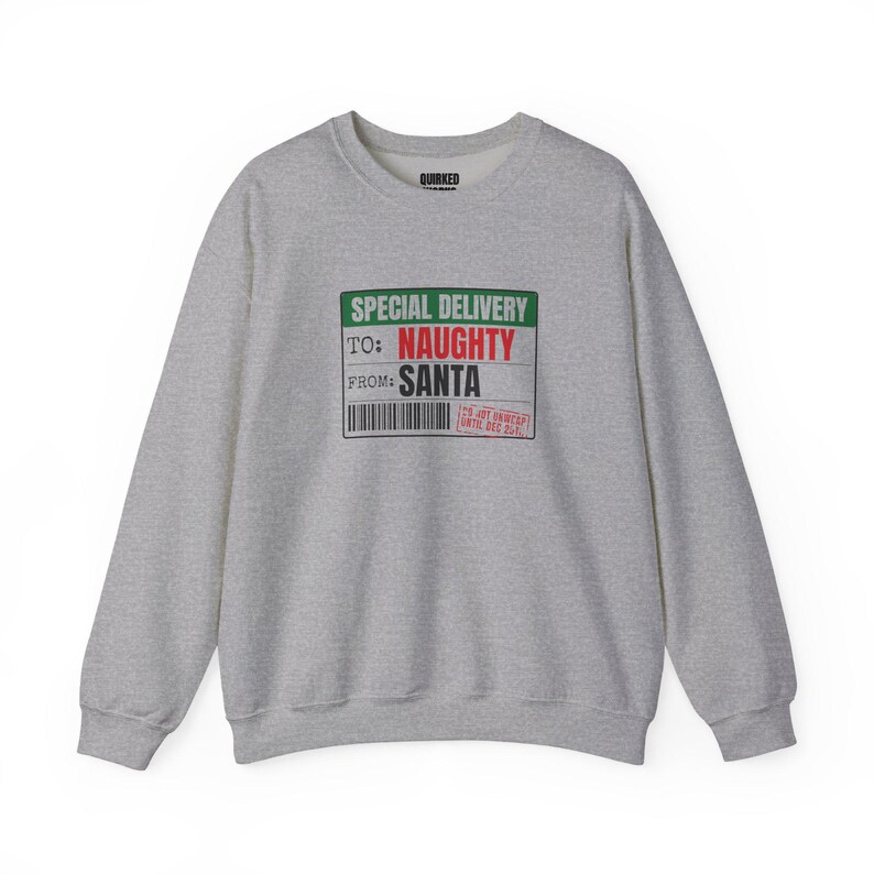 Till Stygg Från Jultomten Special Delivery Sweatshirt, Julklapp, Julklapp till Honom eller Henne, Julfestoutfit bild 7