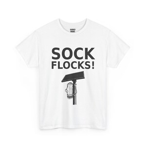 Sock Flocks! Camera Graphic Shirt, Funny Anti Surveillance Protest Tee: Anti Flock Camera, ALPR License Plate Reader, Privacy image 2